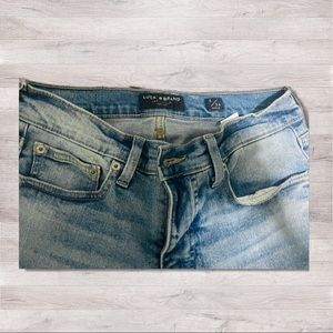 Lucky brand distressed ankle jeans size 2
